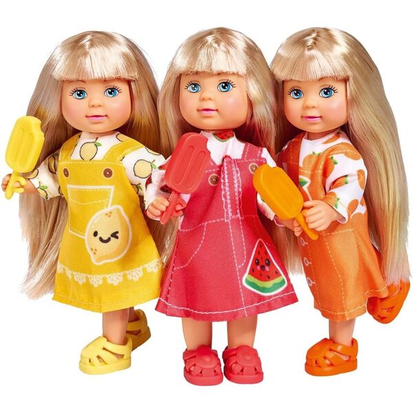 Bambola Evi Love Fruity Ice 12 cm con gelato alla frutta - 3 colori assortiti da 3 anni