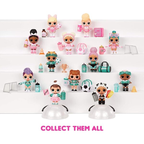 L.O.L. Surprise! All-Star Sports Series 4 - Bambole Glitter con 8 Sorprese e Accessori Sportivi