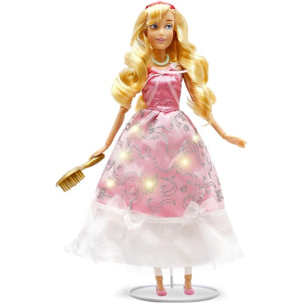 Bambola Snodabile Cenerentola Disney con Abito Luminoso e Suoni Magici