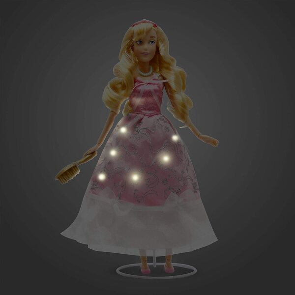 Bambola Snodabile Cenerentola Disney con Abito Luminoso e Suoni Magici