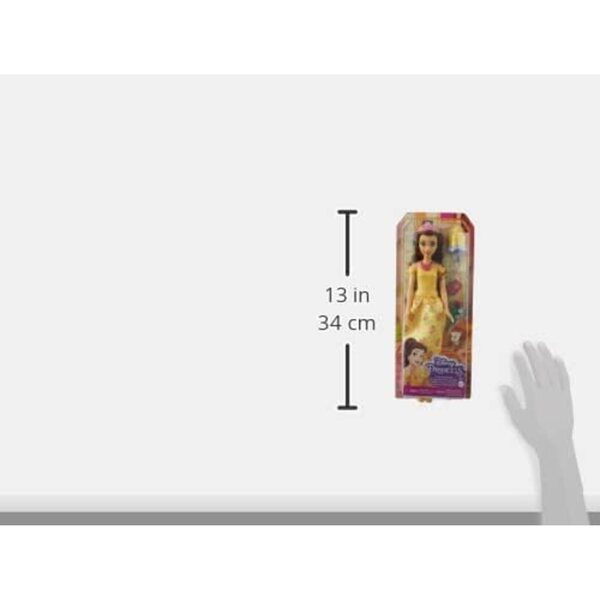 Bambola Belle Disney Princess con figura Chip e accessori castello per bambini