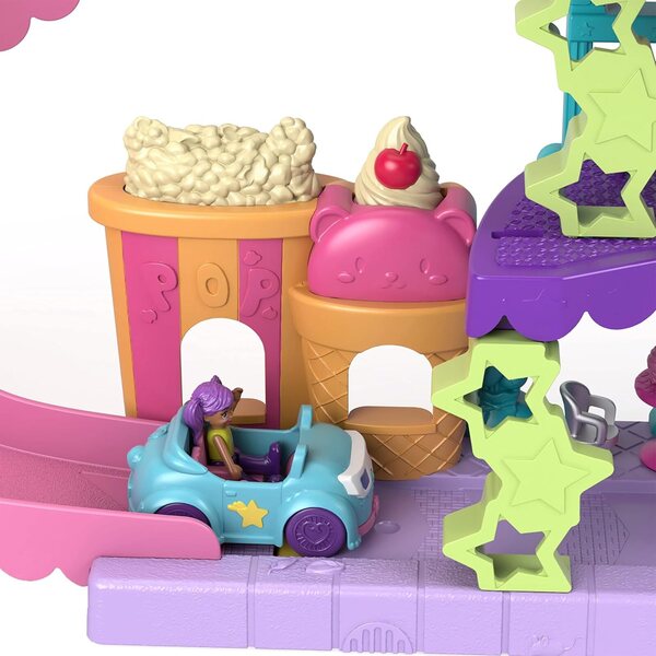 Multiplex Cinematografico Variety Polly Pocket con 2 Figurine e Veicolo