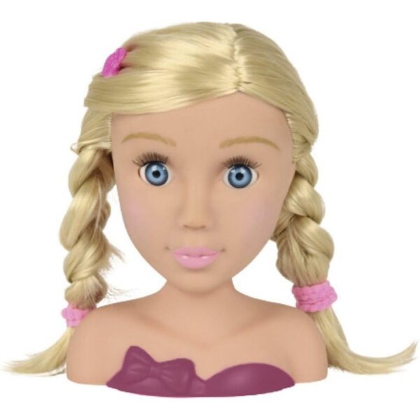 Steffi Love Girls Testina per Acconciature con Accessori - 10 pezzi, 9 cm, 5+ anni