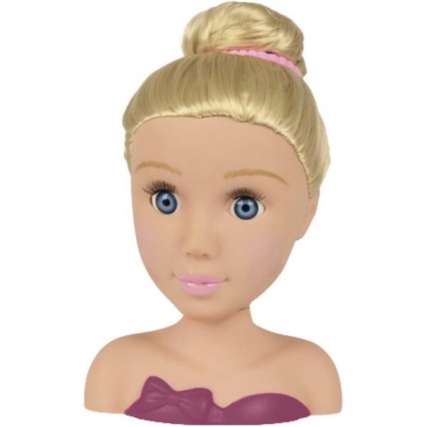 Steffi Love Girls Testina per Acconciature con Accessori - 10 pezzi, 9 cm, 5+ anni