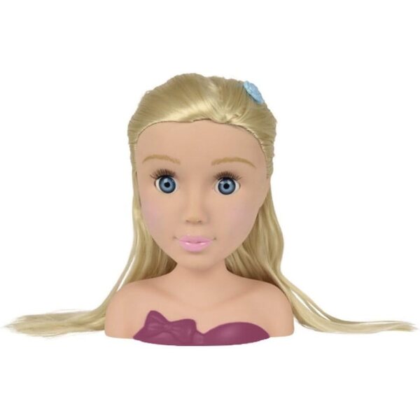 Steffi Love Girls Testina per Acconciature con Accessori - 10 pezzi, 9 cm, 5+ anni