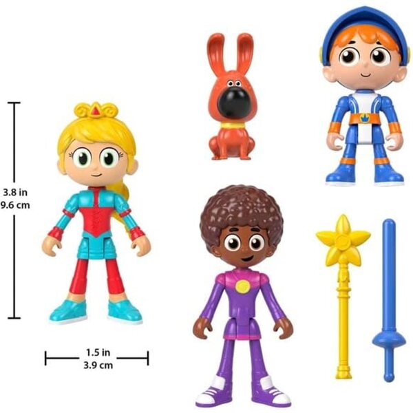 Boxset „Iris und ihre Freunde“ von Mattel – Figurenset im Maßstab 9 cm und 7 cm