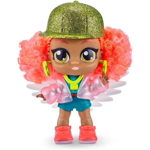 Angel High Zandella: Puppe mit Make-up und Flügeln, die in kaltem Wasser ihre Farbe ändern