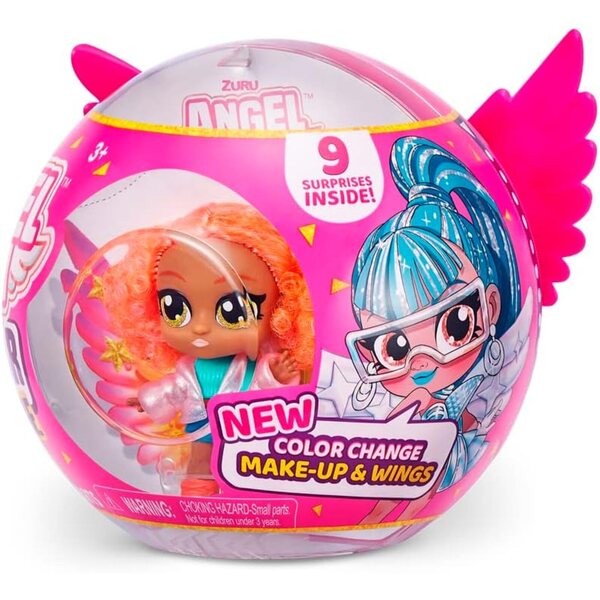 Angel High Zandella: Puppe mit Make-up und Flügeln, die in kaltem Wasser ihre Farbe ändern