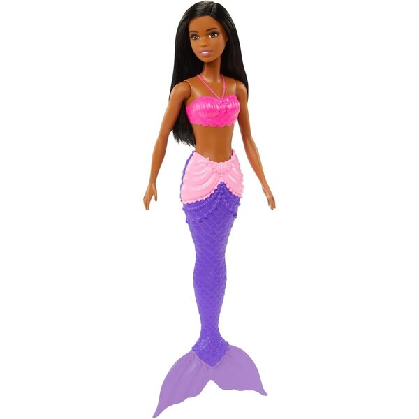 Barbie Sirena Dreamtopia con Coda Arcobaleno Rosa e Viola, Bambola Fantasy