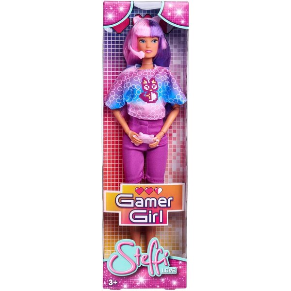 Steffi Love Gamer Girl 29 cm mit Kopfhörer und Controller – Puppe für Kinder ab 3 Jahren