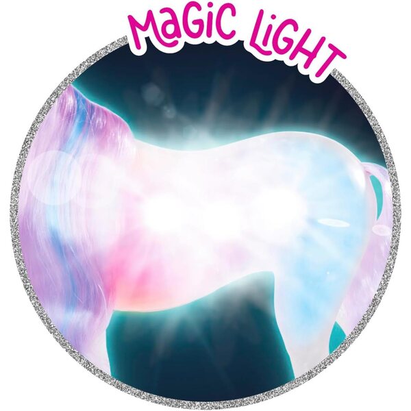Steffi Love Fantasy Unicorn bambola 29 cm con unicorno luminoso e completo mobile