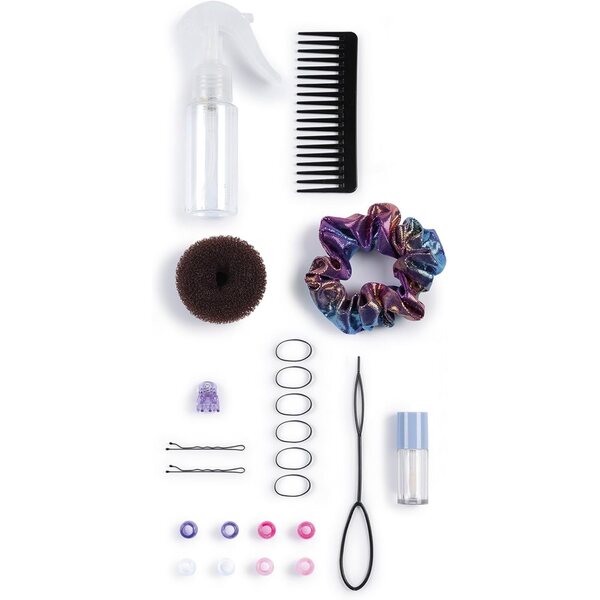 Smoby My Beauty Afro-Stylingkopf mit 23 Frisurenzubehör für Kinder ab 3 Jahren