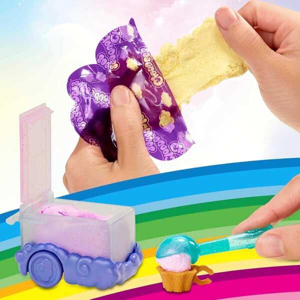 Mattel Cloudees Mega Party Pack mit Modelliermasse und Überraschungswelpen ab 4 Jahren