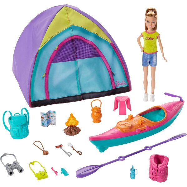 Barbie Team Stacie Bambola con Accessori - Gioco Creativo per Bambini da 3+