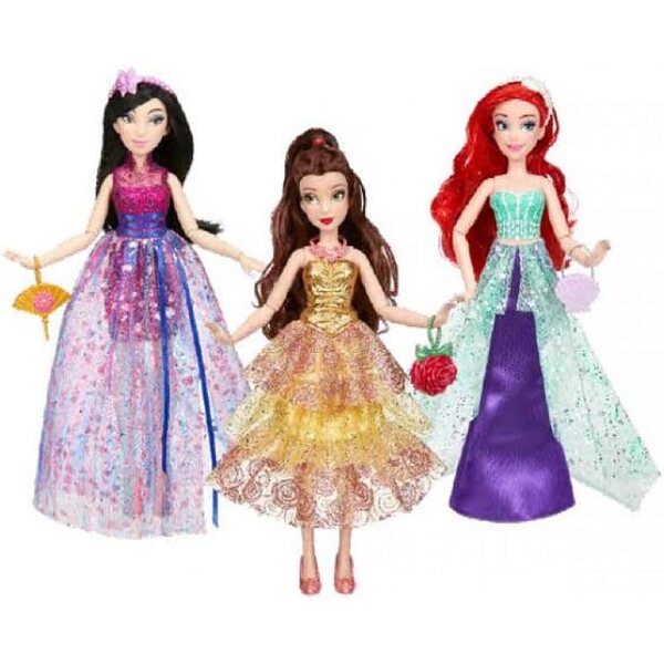 Hasbro Disney-Prinzessinnen zum Sammeln mit bunten Kleidern und Accessoires