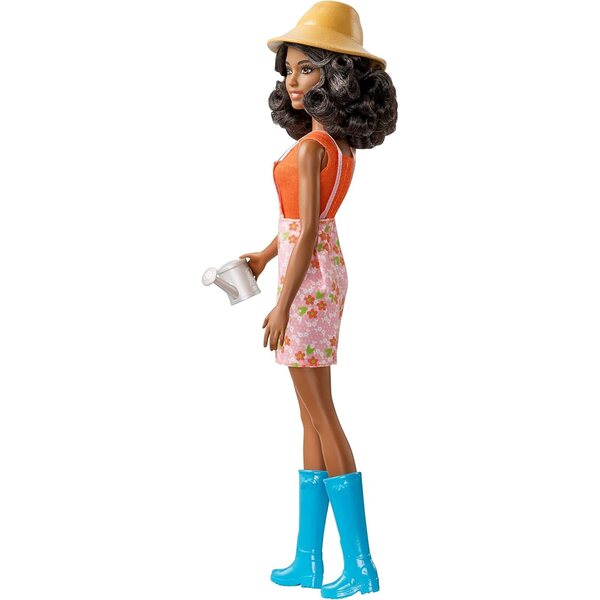 Barbie Sweet Orchard Farm Bambola con cappello e annaffiatoio, capelli neri