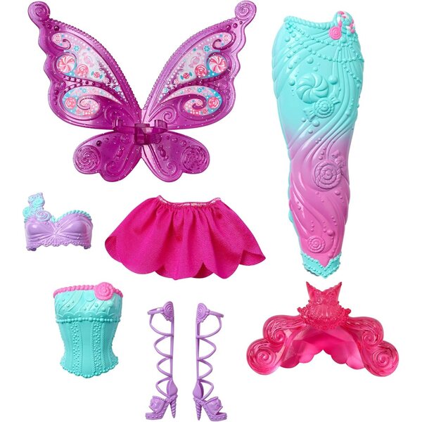 Barbie Fairytale Dress Up: Puppe mit 3 herrlichen Märchen-Outfits