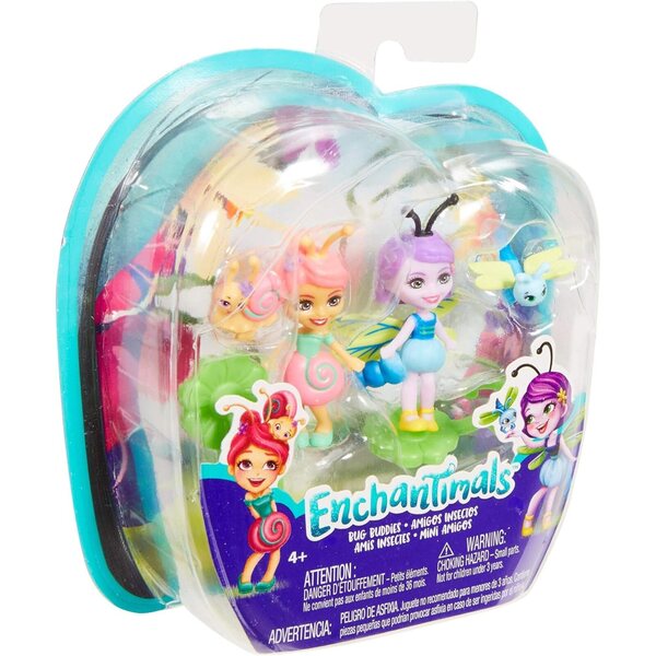 Mattel Enchantimals Bichiamigas veelkleurige pop met heldere details en vlindervleugels