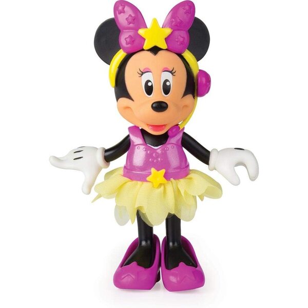 Minnie Pop Star Kleidungs- und Zubehörset mit Wickelauflage, Tasche und Disney-Mikrofon
