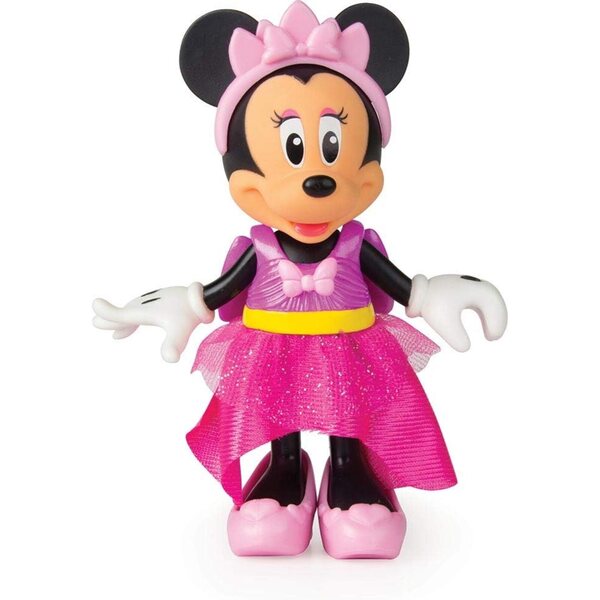 Minnie Pop Star Kleidungs- und Zubehörset mit Wickelauflage, Tasche und Disney-Mikrofon