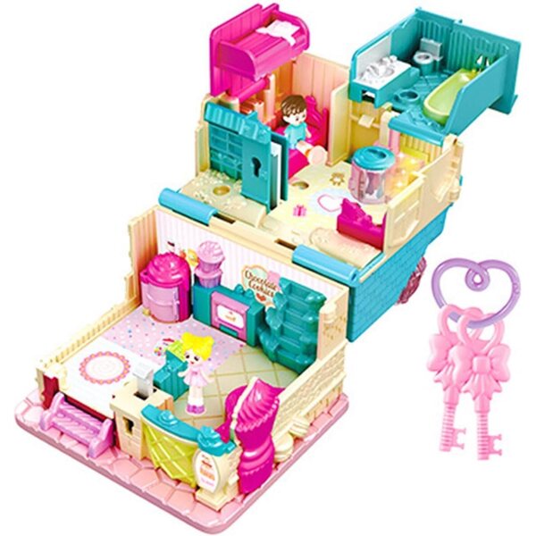 Casa delle Bambole con Musica e Illuminazione - Gioco Educativo per Bambini 3+