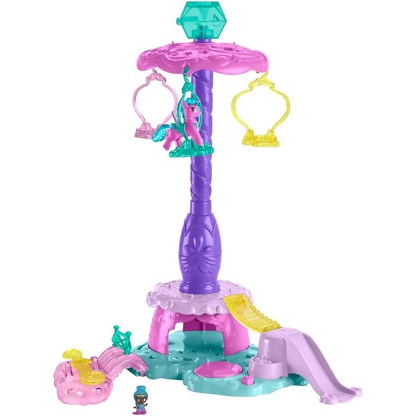 Fisher-Price Shimmer & Shine Zahracorn Park Magisches Spiel mit Genie und Zahracorn 3+