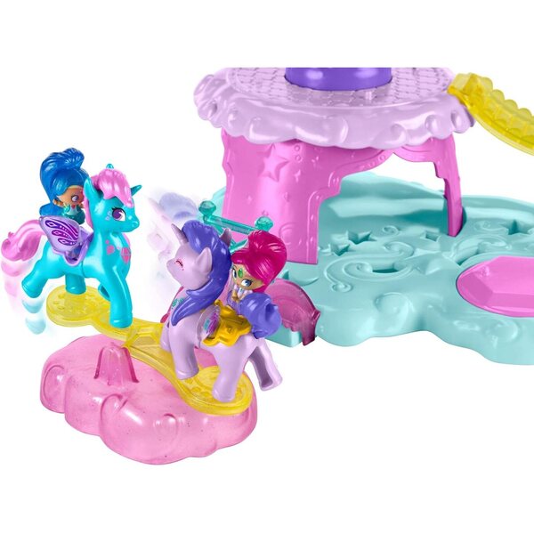 Fisher-Price Shimmer & Shine Zahracorn Park Magisches Spiel mit Genie und Zahracorn 3+