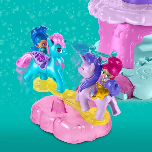Fisher-Price Shimmer & Shine Zahracorn Park Magisches Spiel mit Genie und Zahracorn 3+