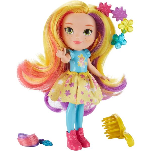 Sunny Day Bambola Nickelodeon con Accessori Pop-In per Capelli - 15 cm