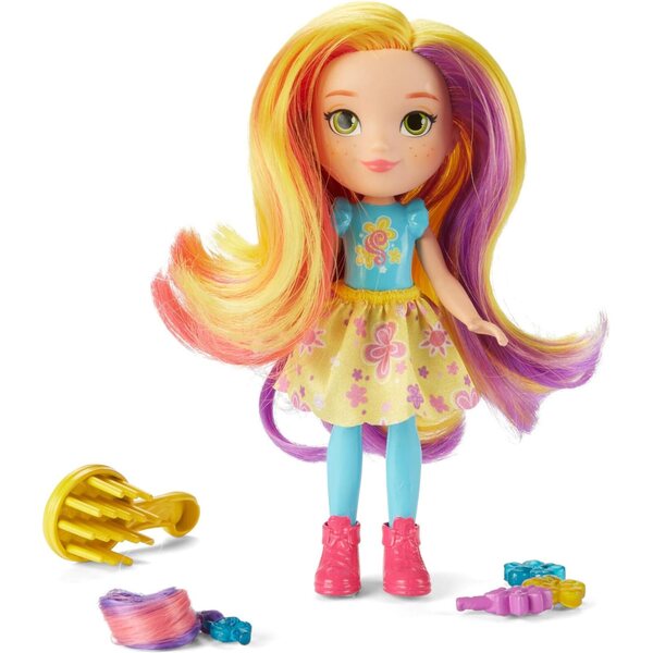 Sunny Day Bambola Nickelodeon con Accessori Pop-In per Capelli - 15 cm