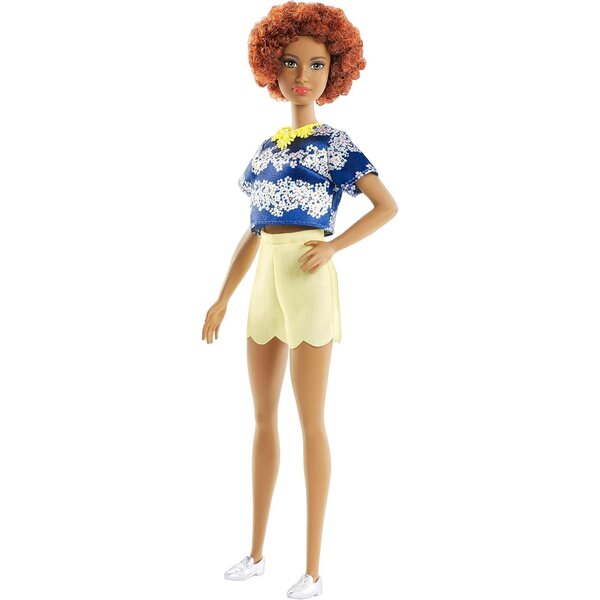 Barbie Fashionistas Motivo Floreale con Due Outfit e Accessori Inclusi