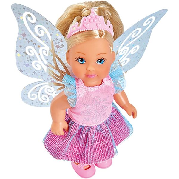 Simba Sparkle Fairy fata rosa con ali scintillanti, giocattolo 12 cm per bambini 3+