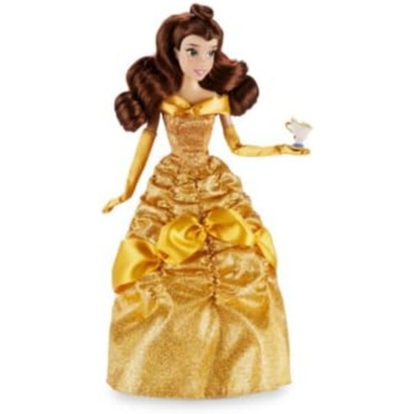 Bambola Belle Classic da La Bella e la Bestia con Chip, abito elegante Disney