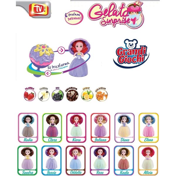 Bambolina Gelato Surprise Principessa Nadia: Giocattolo Originale L.O.L. Surprise!