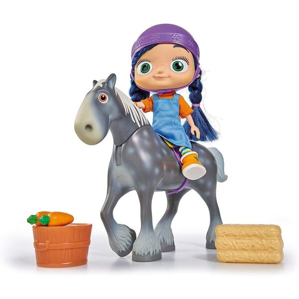 Simba Wissper Graswelt Set Gioco con Cavallo Herbert e Accessori Magnetici