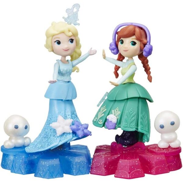 Hasbro Frozen Mini-Puppe mit rotierender Schneeflocke, zufälliges Modell