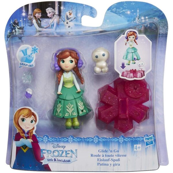 Hasbro Frozen Mini-Puppe mit rotierender Schneeflocke, zufälliges Modell