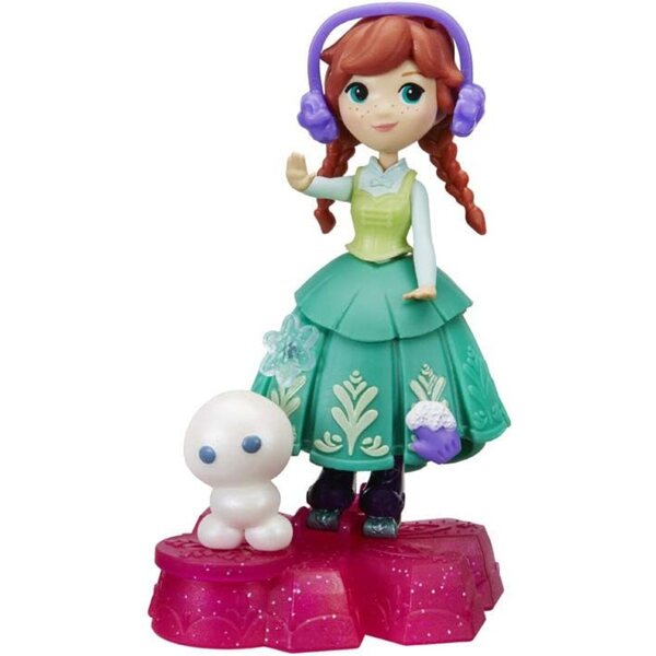 Hasbro Frozen Mini-Puppe mit rotierender Schneeflocke, zufälliges Modell