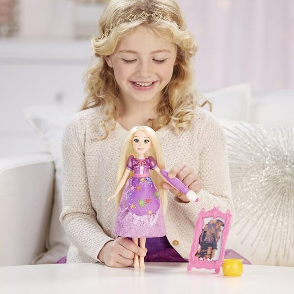 Bambola Rapunzel Fashion Disney Princess con Capelli da Pettinare e Abito Iconico