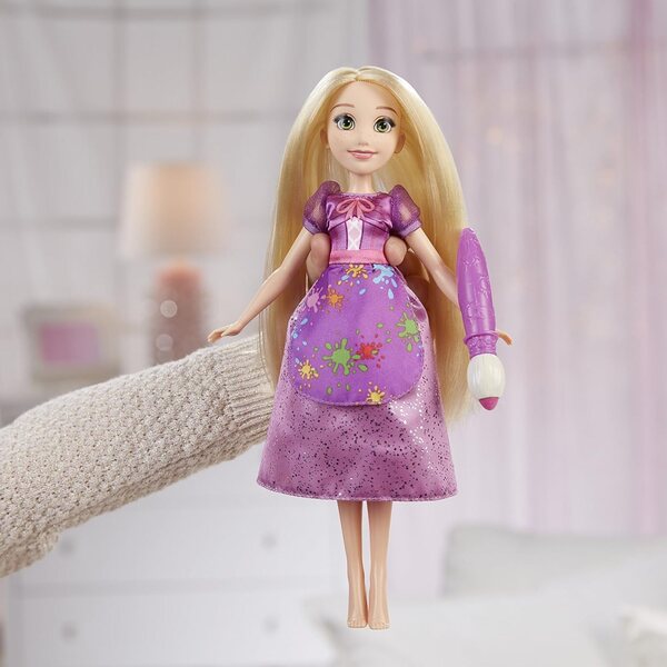 Bambola Rapunzel Fashion Disney Princess con Capelli da Pettinare e Abito Iconico