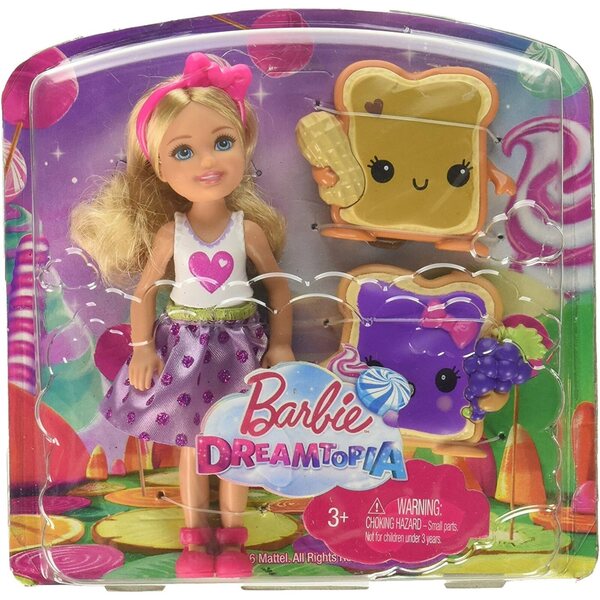 Chelsea und ihre Freunde-Puppe mit Barbie Dreamtopia-Zubehör – Mattel mehrfarbig