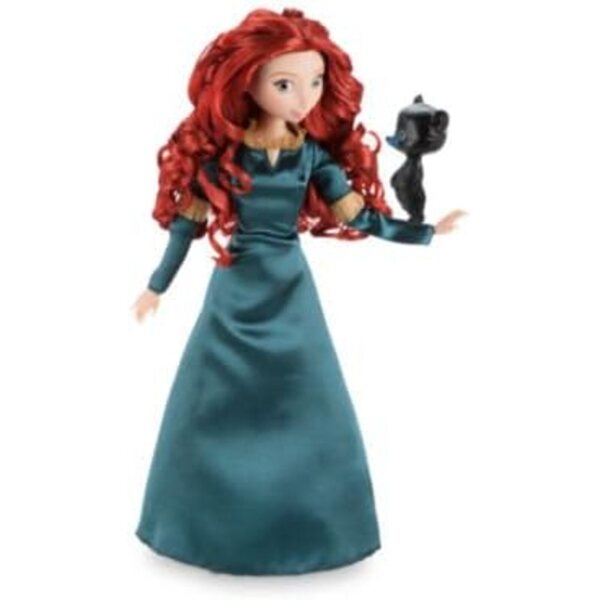Bambola Merida Disney con Abito in Raso e Capelli Ricci Realistici – Personaggio Brave