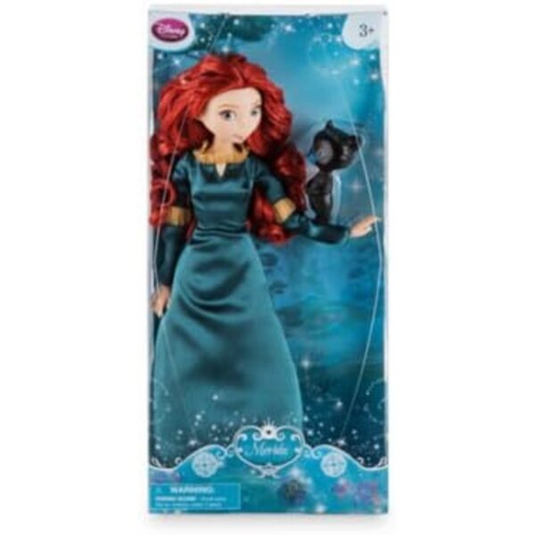 Bambola Merida Disney con Abito in Raso e Capelli Ricci Realistici – Personaggio Brave