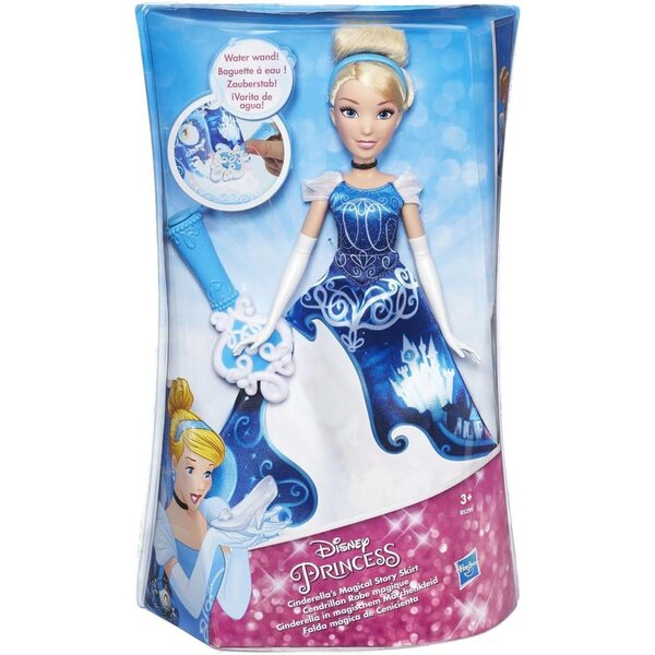 Disney Princess Cinderella Puppe Zauberkleid mit Wasserstab