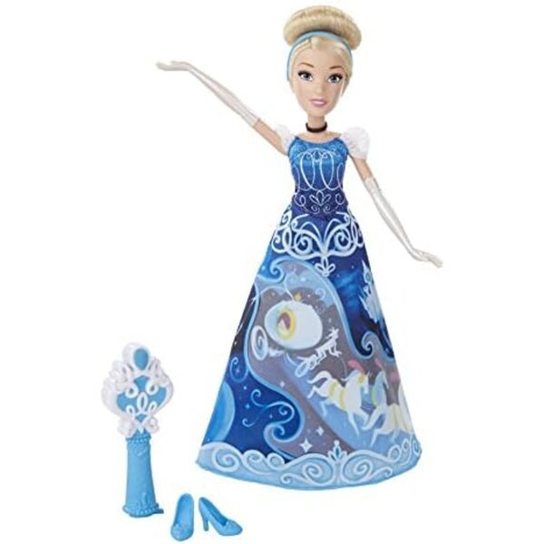 Disney Princess Cinderella Puppe Zauberkleid mit Wasserstab