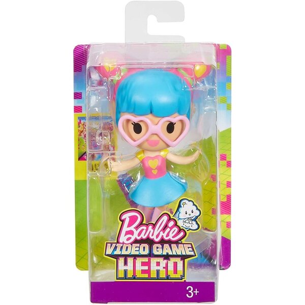 Barbie Video Game Hero Junior Puppe mit Herzbrille – Lernspielzeug