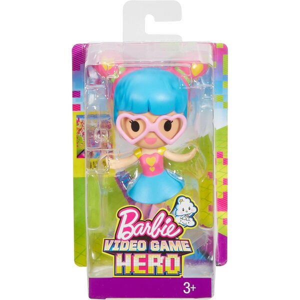 Barbie Video Game Hero Junior Puppe mit Herzbrille – Lernspielzeug