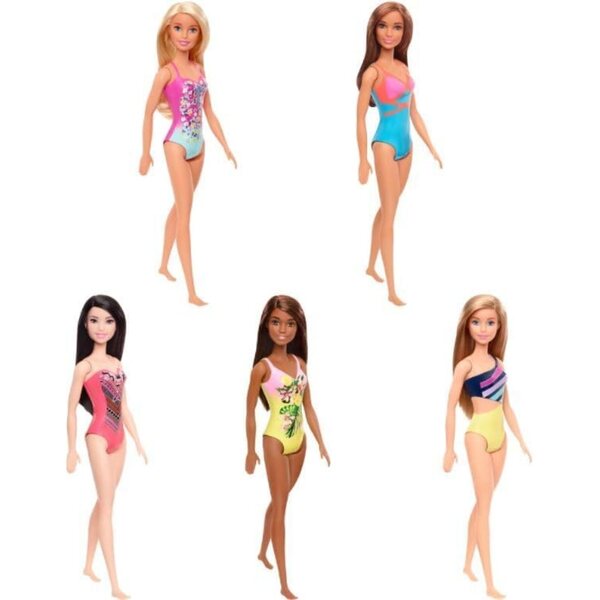 Barbie Beach-Sortiment – Barbie-Puppe für Sommerspiele und Spaß am Strand