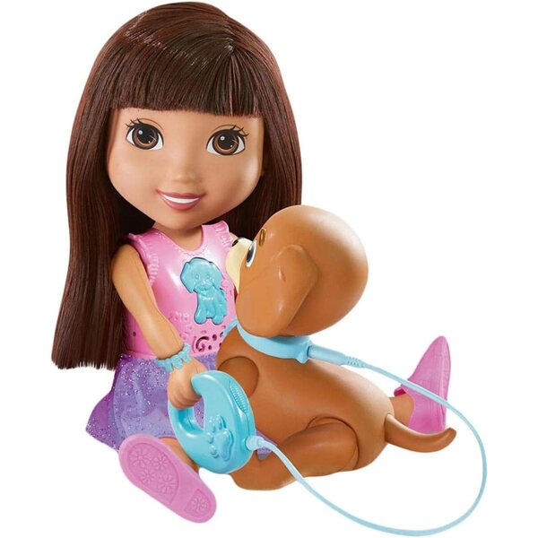 Fisher Price Dora und ihr Welpe interaktiv mit Tricks und Lernspielen