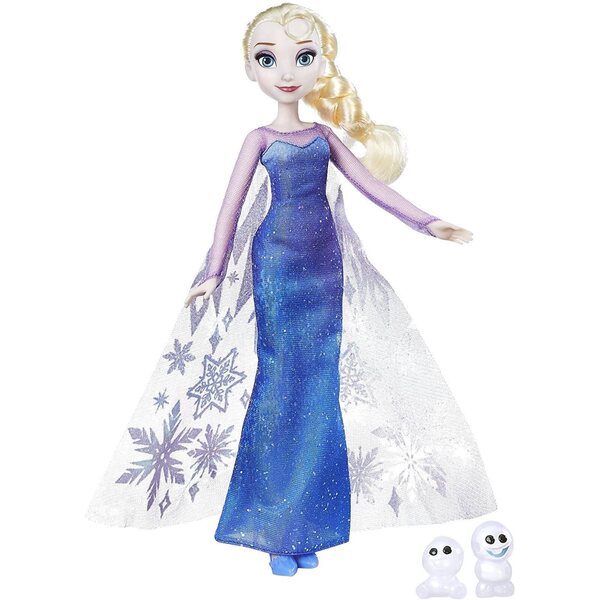Frozen Elsa Northern Lights-Puppe mit Lichtern, Geräuschen und 40 interaktiven Sätzen